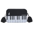 thumbnail image 1 of Ladies Stylish Piano Note Handbag Shoulder Purse PU Leather Crossbody Bag For Music Lover And Fashion Enthusiasts, 1 of 2