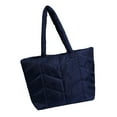thumbnail image 1 of Winter Quilted Shoulder Bag Large Capacity Nylon Padded Nylon Underarm Purse Casual Handbag for Women, 1 of 2