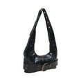 thumbnail image 1 of Retro Inspired Black Shoulder Bag With Unique Designs Underarm Bags Handbag For Fashion Women Seeking A Stylish Styles, 1 of 2