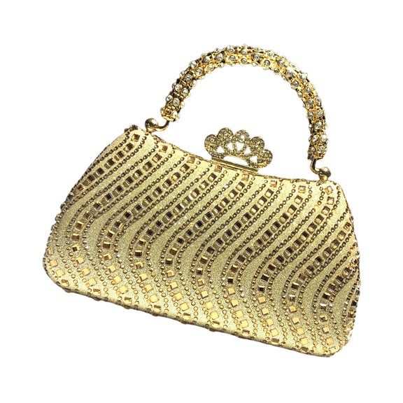 Womens Sparkling Evening Bag Glittering Shoulder Purse Handbag with Chain for Bridal Wedding Party Prom