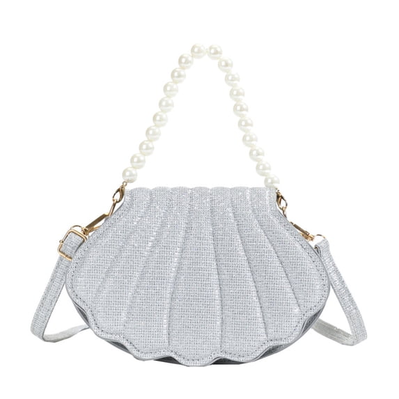 Fashionable Shell Shape Shoulder Bag for Women PU Leather Crossbody Bags Evening Handbag with Ample Storage Space