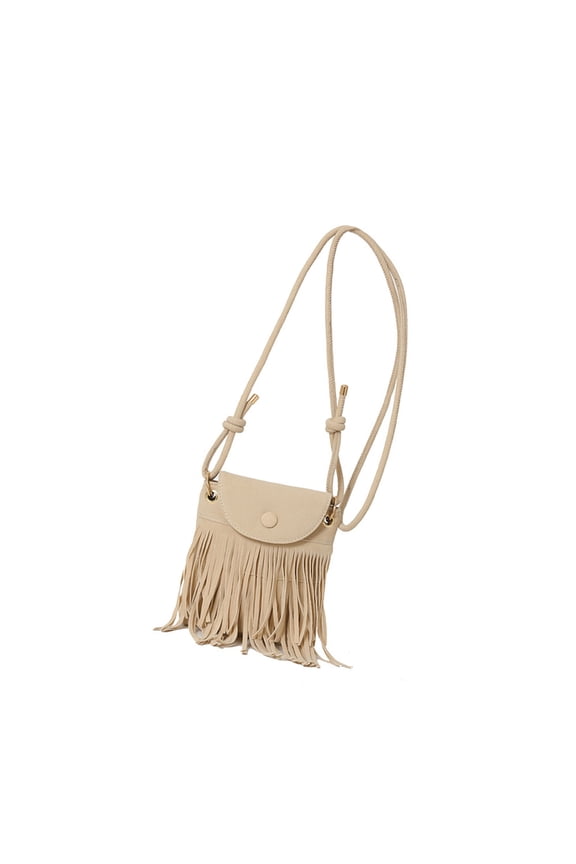 Fringe Designs Shoulder Bag for Women Crossbody Bags Trendy Leather Handbag with Adjustable Strap for Autumn Outfits