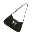 thumbnail image 1 of Elegant Shoulder Bag for Women PU Leather Evening Purses Trendy Armpit Bags Bows Underarm Purse Office Handbag, 1 of 2