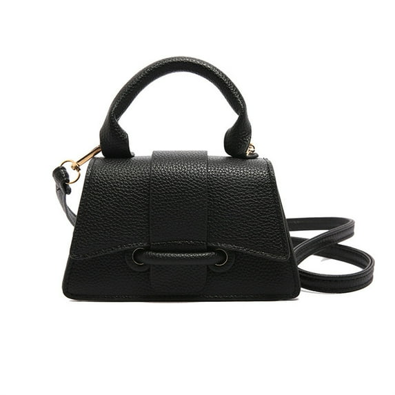 Women Bag Solid Color Shoulder Bag Korean Styles Handbag PU Leather Crossbody Bag Top Handle Bag for Daily Travel