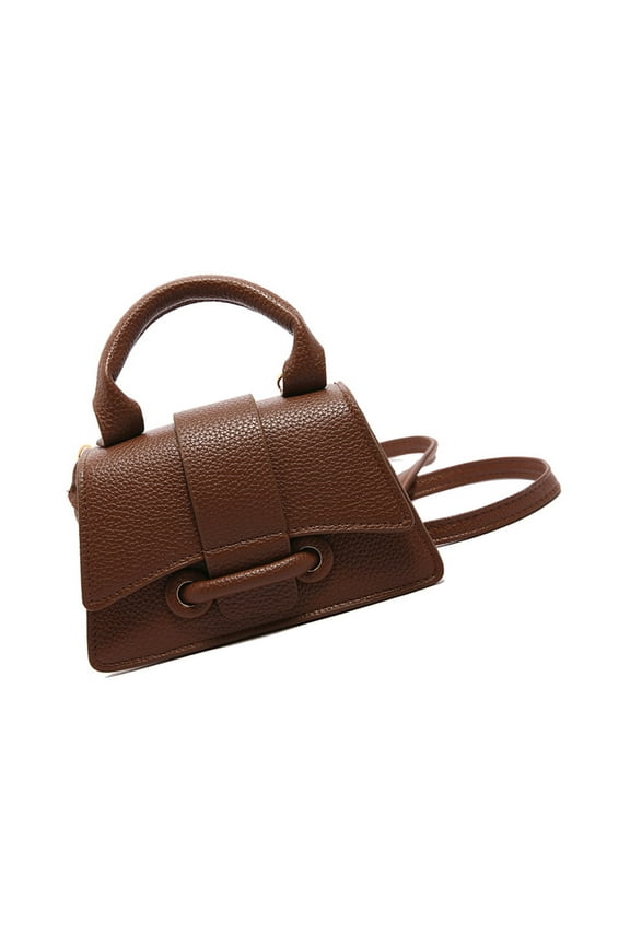 Women Bag Solid Color Shoulder Bag Korean Styles Handbag PU Leather Crossbody Bag Top Handle Bag for Daily Travel