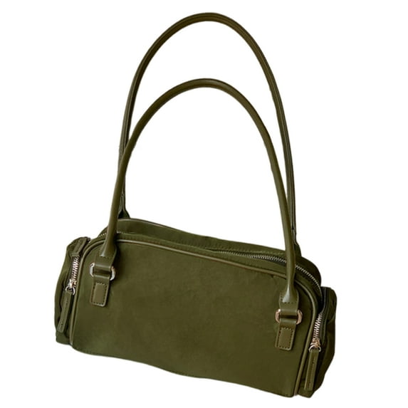 Womens Nylon Armpit Bag Simple Handbag All-matching Underarm Bag Korean Styles Shoulder Bag Shopping Dating Bag