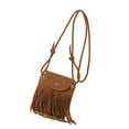 thumbnail image 1 of Fringe Designs Shoulder Bag for Women Crossbody Bags Trendy Leather Handbag with Adjustable Strap for Autumn Outfits, 1 of 2