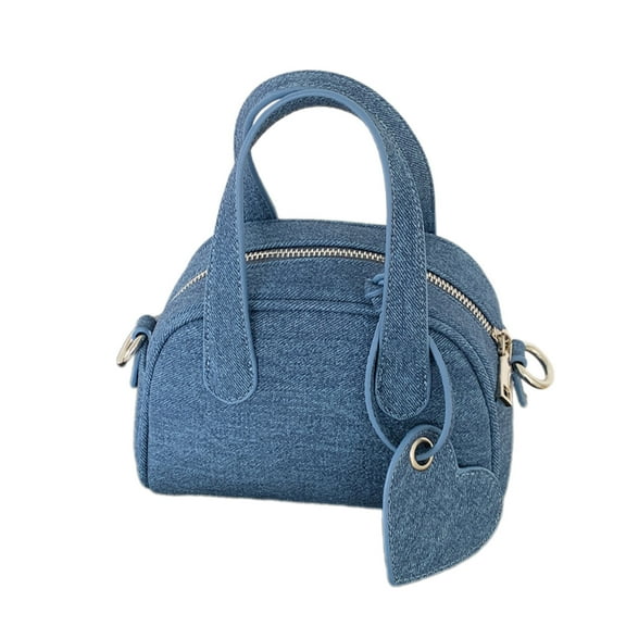 Women Bag Large Capacity Shoulder Bag Casual Crossbody Bag Top Handle Handbag Denims Bag for Travel Work Daily