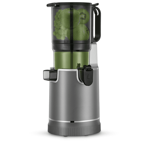 Fohere Juicer Machines, 5.3" Chute Cold Press Juicer 250 Watts, Slow Masticating Juicer Easy Clean