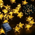 thumbnail image 1 of Fohil 20 Ft Solar Star String Lights, 40 LED Waterproof Solar Christmas Star Lights, 8 Lighting Modes Solar String Lights Outdoor for Garden Balcony Lawn Yard Christmas Decoration, 1 of 7