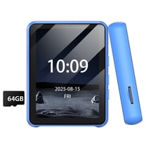 Fohil MP3 Player Bluetooth, 64GB 2.4 Inch Touch Screen Portable MP3 Player, Music Player with FM Radio, EBook, Recorder, Supports Multiple Audio Formats,TF Card