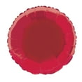 thumbnail image 1 of Foil Balloon, Round, 18 in, Red, 1ct, 1 of 2