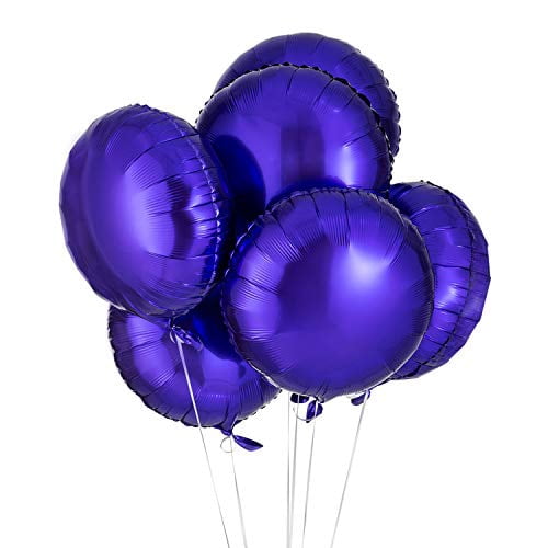Foil Balloon Round PriNst Shaped Mylar Helium Balloons Graduation Party ...