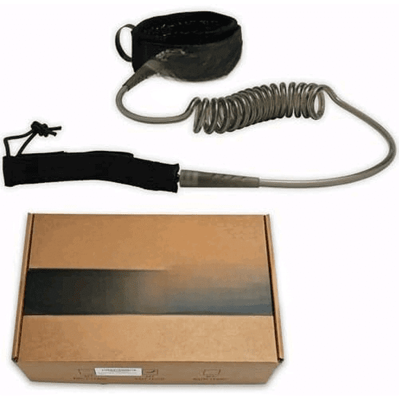 Foil Calf Leash for Hydrofoil Boards - No Drag in Water, No Toe Tangles - 6ft Coiled Calf Leash$$Sport & Recreation Other