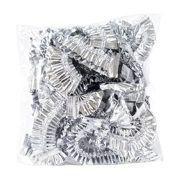 Foil Cupcake Liners Disposable Baking Supplies for Home Baking Silver Muffin Liners for Baking 30 Pack