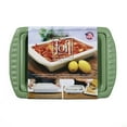 thumbnail image 1 of Foil Decor Sage-  Foil Pan Carrier for Serving & Transporting 9x13x2" Foil Pans, 1 of 3