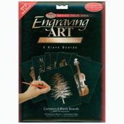 Foil Engraving Art Blank Boards 5"X7" 6/Pkg-Copper