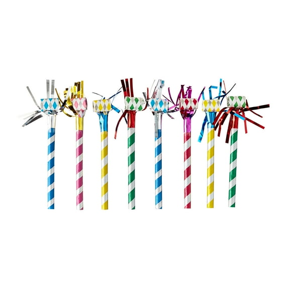 Multicolor Fancy Blowouts, 8 Count, by Way To Celebrate