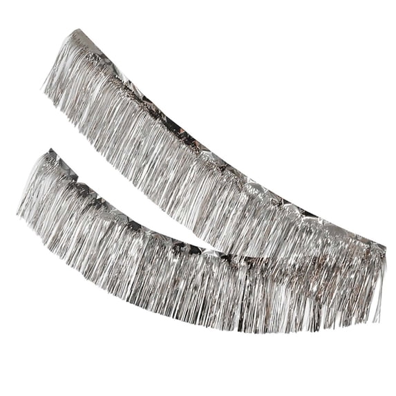 Foil Fringe Garland Banner,Wall Tinsel Foil Streamers,Hanging Drapes Parade Float Skirting Decorations forfor Car Floats Bridal Shower Wedding Birthday Easter Graduation Holiday Decor