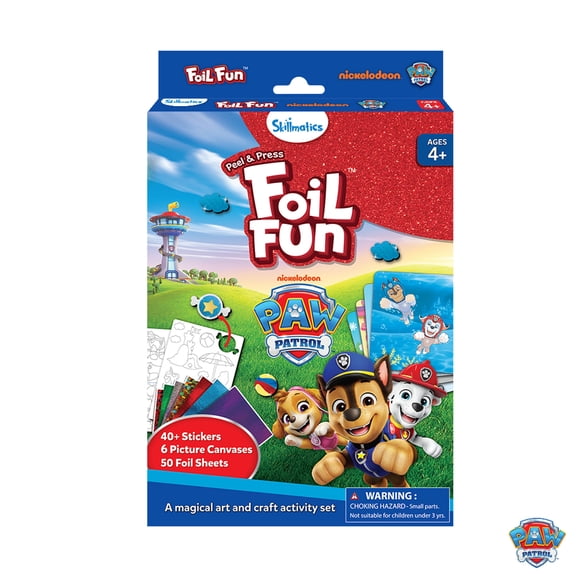 Foil Fun Paw Patrol Sparkle Art & Craft Kit for Kids Ages 4+, by Skillmatics