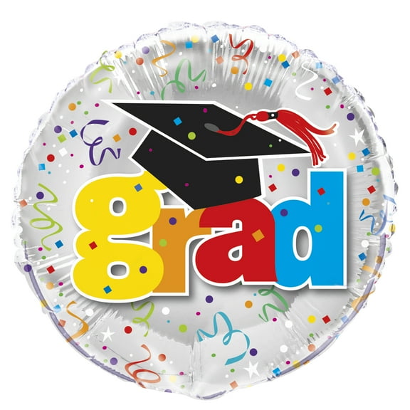 Foil Graduation Balloon, 18in