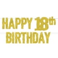 thumbnail image 1 of Foil Happy "18th" Birthday Streamer, 1 of 1