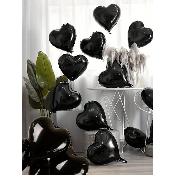 Foil Heart Shaped Balloons For Wedding Birthday Proposal Party Decor Back To School Valentine Day