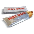 thumbnail image 1 of Foil Hot Dog Wrappers, 9" x 3.7", Insulated Grease Resistant Hot Bag Sleeves, Disposable Foil Paper Hot Dog Bags, by Better Kitchen Products (100 Pack), 1 of 5