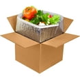 thumbnail image 1 of Foil Insulated Box Liners, 6 x 6 x 6 Inches. 10 Pack Thermal Box Liners for Frozen Food. Self-Seal Insulated Shipping Containers for Shipping Food. Leakproof Insulated Shipping Bags for Food, 1 of 8