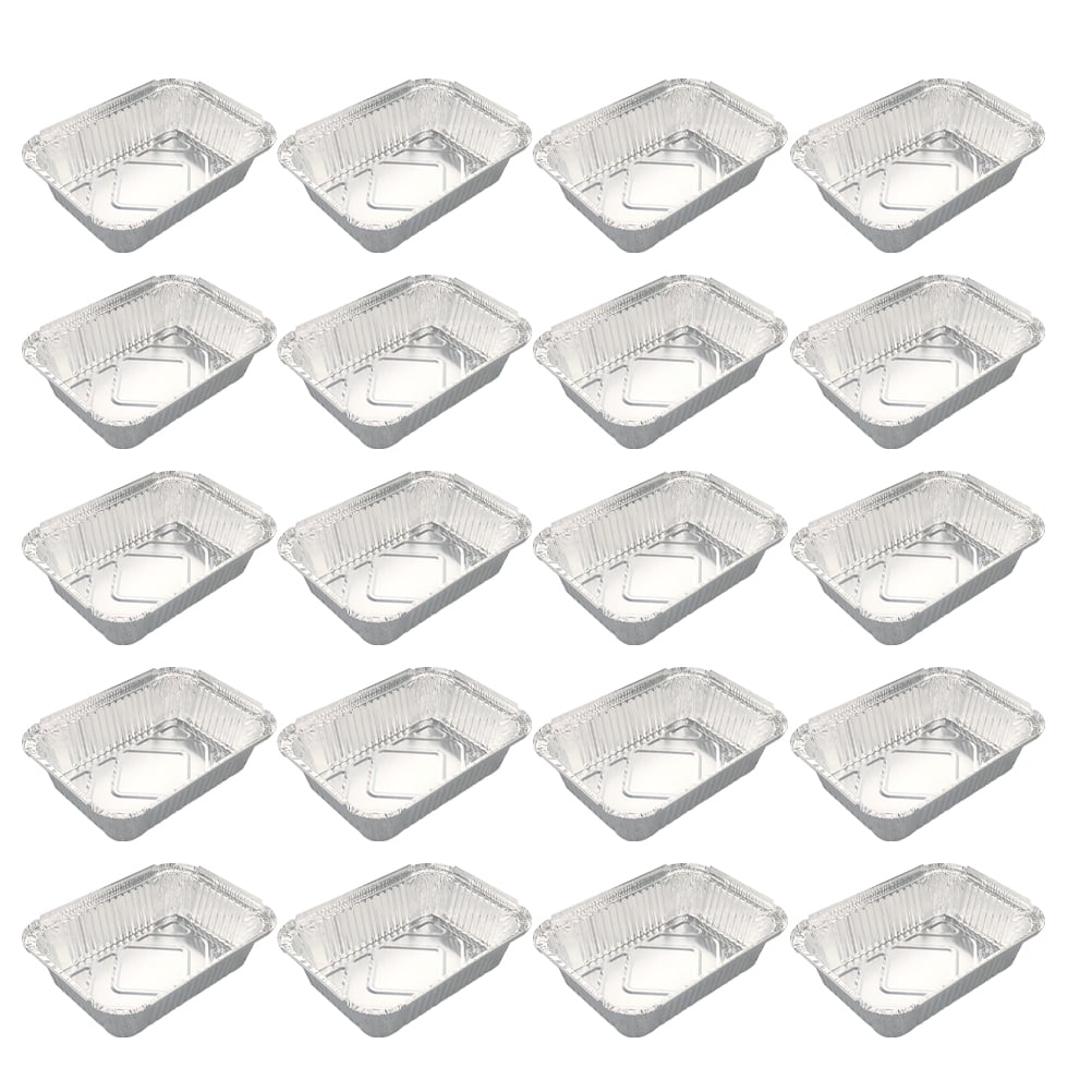 Foil Pan Aluminum Trays Disposable Tin Pans Grill Bbq Barbecue Food