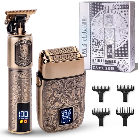 Foil Shavers Electric Razor for Men, Beard Trimmer Grooming Shaving Kit, Hair Trimmer, Cordless Head Bald Men Barber Clippers, Birthday Gifts Him