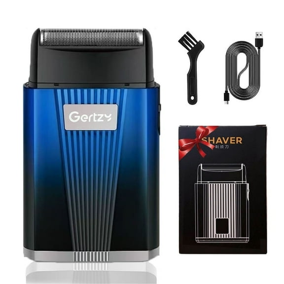 Foil Shavers for Men Electric Beard Shaver Professional Electric Razor Cordless Shavers for Men Portable Pocket Size Beard Trimmer USB Rechargeable