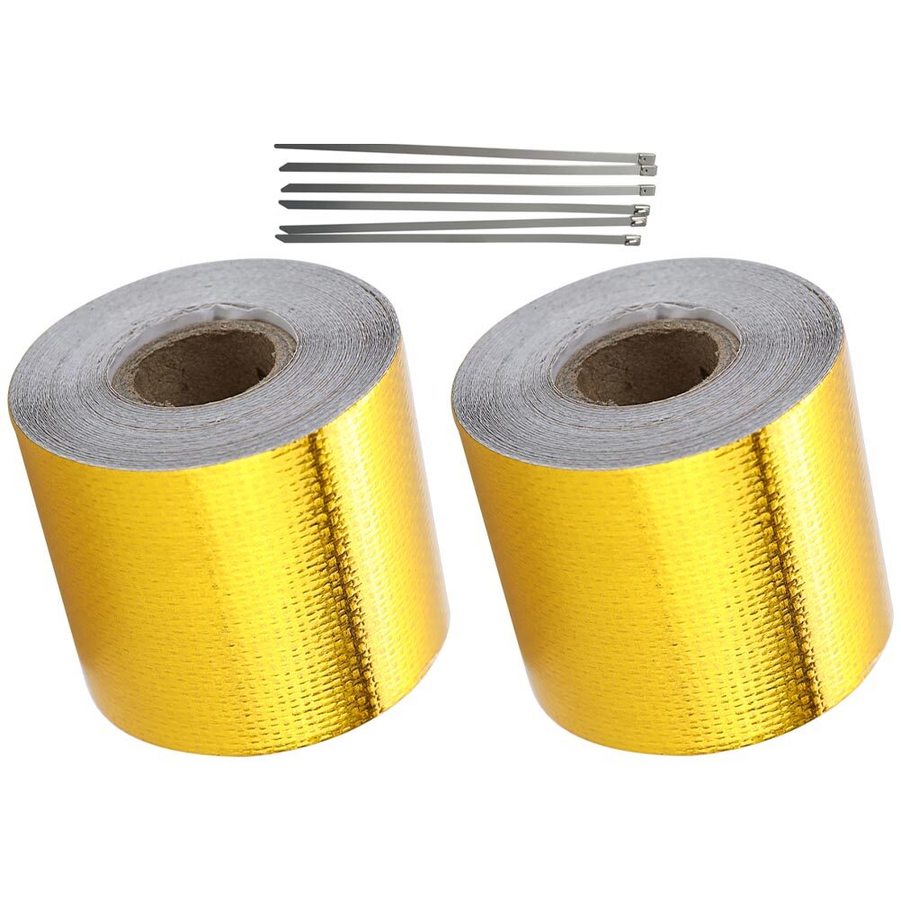 Zonh 2 Rolls Foil Tape Duct Glue Repair Heavy Duty Aluminum DIY Joint