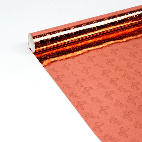 Foil Wrapping Paper Roll 10m Glitter Dot Print Paper for Christmas, Holiday, Wedding, Birthday Party Gift Wrapping (F)