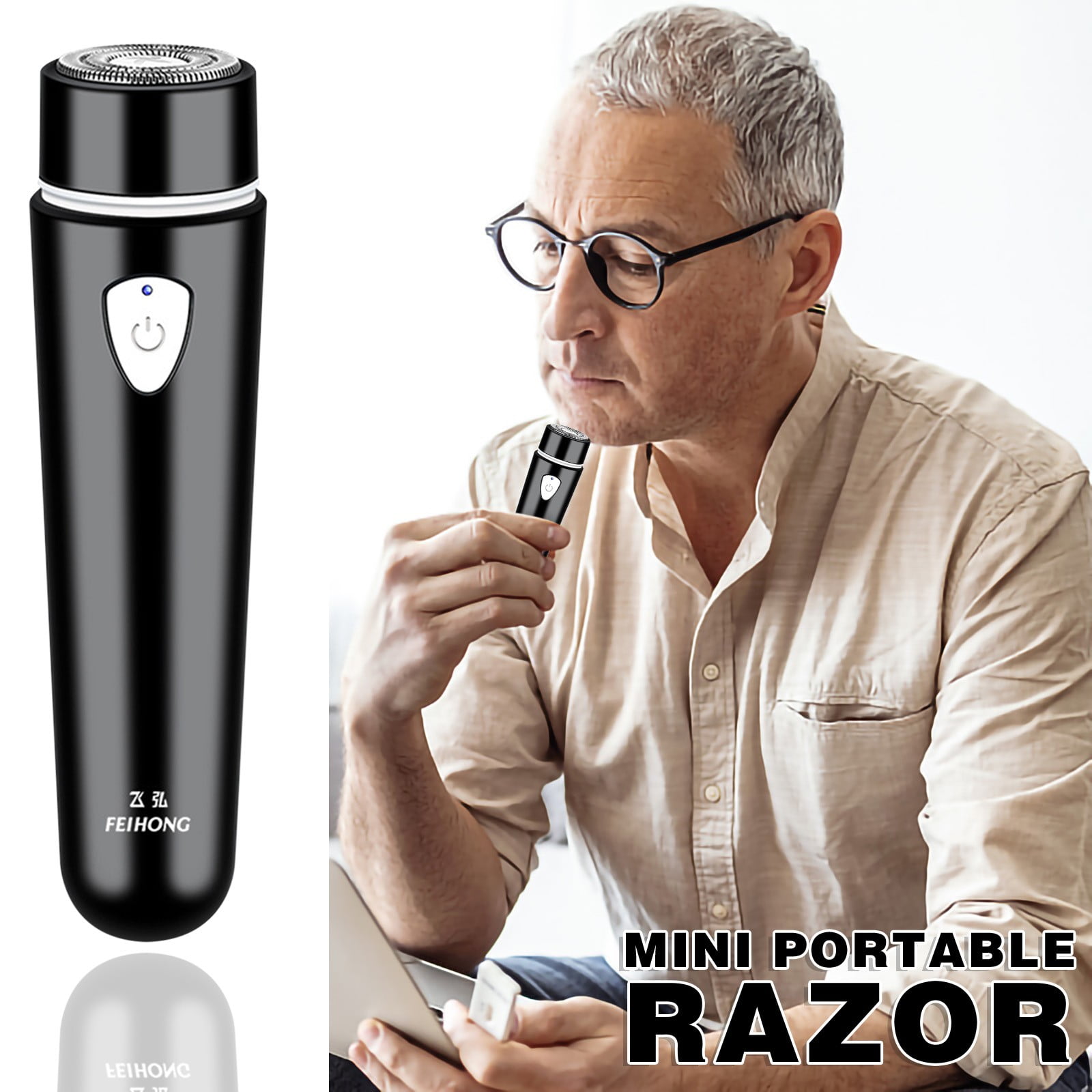 Foil shaver Men's Foil Shavers Small Pocket Size Washable Electric