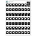 thumbnail image 1 of Foiled Laundry Planner Stickers / Chore Reminder Stickers / Bullet Journaling / Bujo / Essential Productivity Stickers, 1 of 10