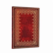 Foiled MIDI Unlined Softcover Journal, 176pg, 100gsm by Paperblanks Old Leather Collection, Hardcover
