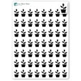 thumbnail image 1 of Foiled Plant Planner Stickers / Chore Reminder Stickers / Bullet Journaling / Bujo / Essential Productivity Stickers, 1 of 10