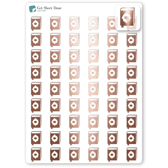Foiled Quran Planner Stickers / Appointments Reminder Stickers / Bullet Journaling / Bujo / Essential Productivity Stickers