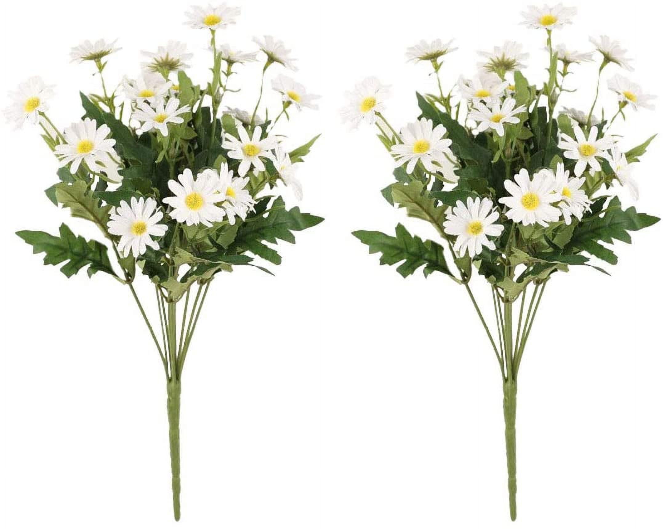 Fokelyi Artificial Flowers, Silk Daisy, Artificial Gerber Daisy for Home Decoration, Artificial Daisy for Wedding Decoration