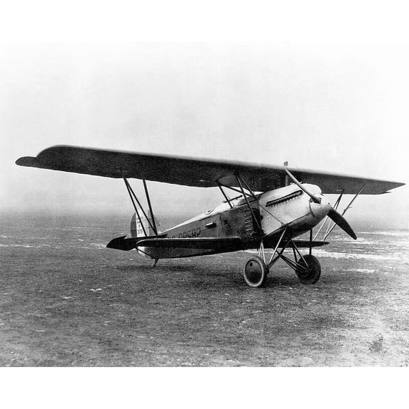 Fokker D.XI (PW-7) Airplane Style - A - 24x36 Inch Laminated Aviation Poster - Stunning Detail and Bold Colors