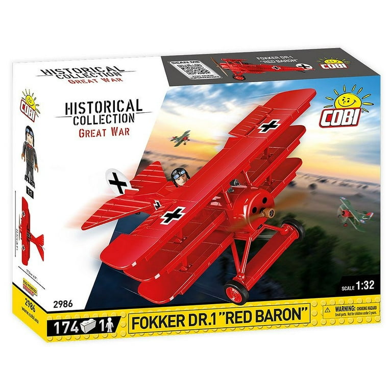Ww1 Plane World War Lego Sets COBI Fokker Red Baron Building Set
