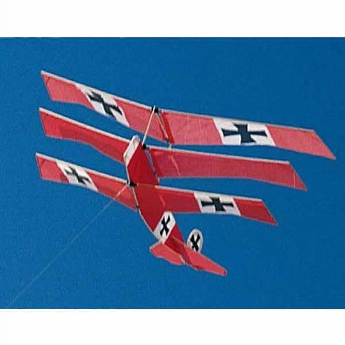 Fokker Triplane 48 Inch Kite Bass Wood Kit Dumas