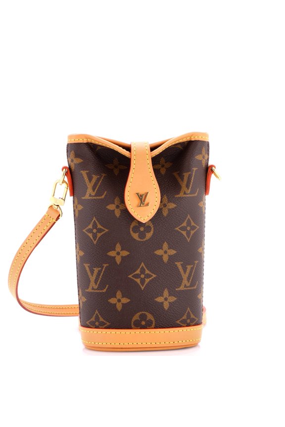 Fold Me Pouch Monogram Canvas By Rebag