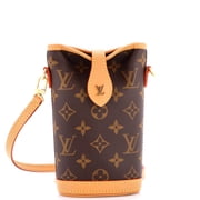 Fold Me Pouch Monogram Canvas By Rebag