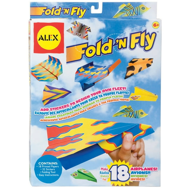 Fold N Fly Paper Airplanes, Set of 3 boxes - Walmart.com