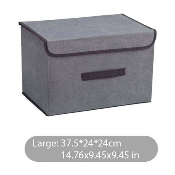 Fold Non Woven Fabric Storage Box Gray Home Supplies Clothing Underwear Sock And Kid Toy Storage Organizer Cosmetics
