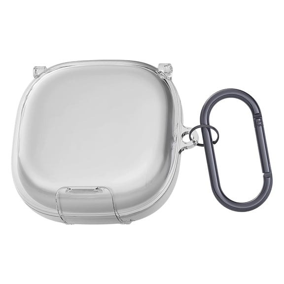 Fold-Out Phone Stand Earbud Charging Case Cover, TPU Protector, Carabiner Clip, Open Port Opening for Desk Use