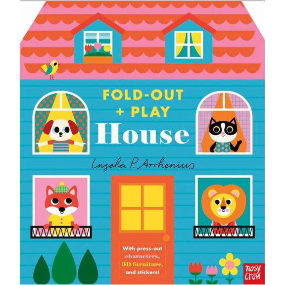 Fold-Out + Play: House (Board Book)