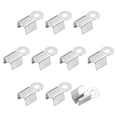 thumbnail image 1 of Fold Over Cord Ends, 3.5x9mm Cap Clasp Tips for DIY Craft Making, Rhodium Tone 600Pack, 1 of 6